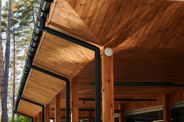 Porch Gutter Installation in Pinehurst