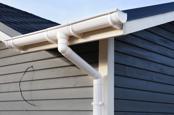 PVC Rain Gutter Installation in Pinehurst