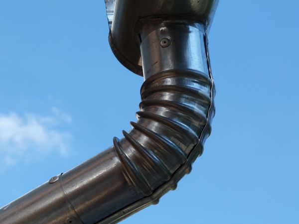 Metal Downspout Installation in Pinehurst