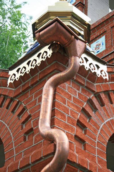 Church Downspout Installation in Pinehurst